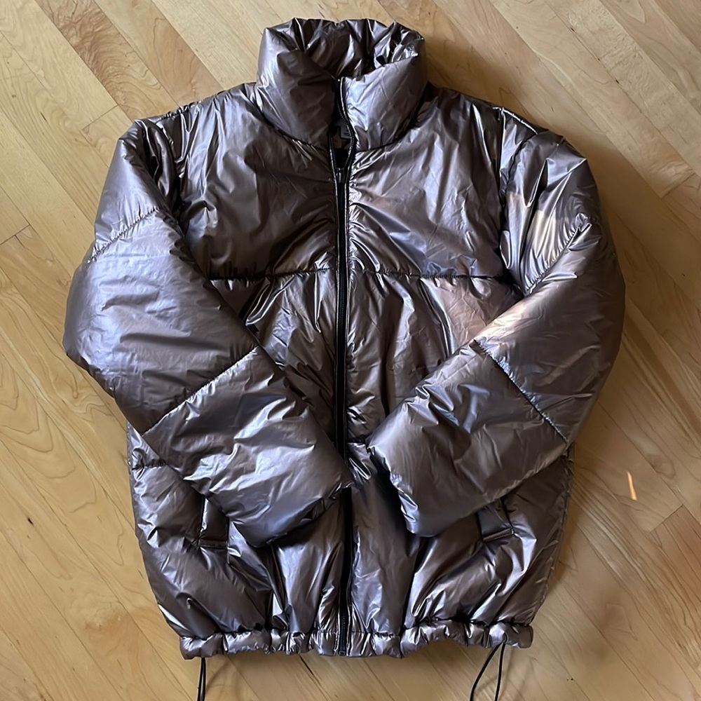 A New Day metallic puffer